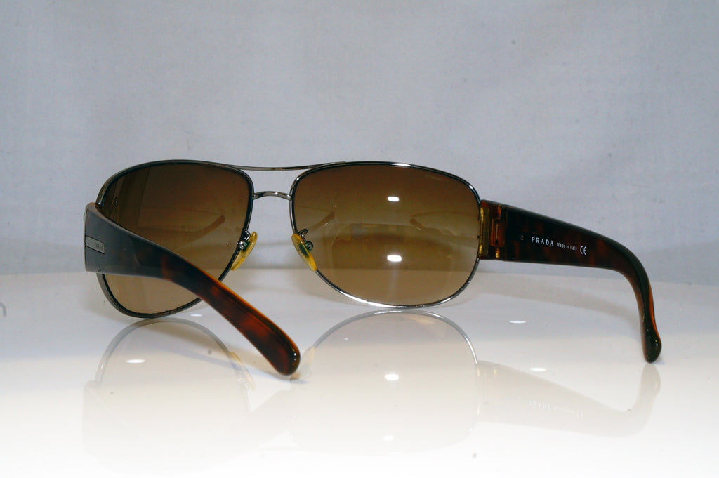 PRADA Mens Boxed Designer Sunglasses Brown Aviator SPR 52G 5AV-6S1 17773