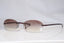 GUCCI 1990 Vintage Mens Unisex Designer Sunglasses Brown Oval GG 1757 AT3 16478