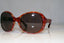 PRADA Womens Oversized Designer Sunglasses Burgundy Round SPR 08N BIC-6X1 17776