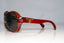 PRADA Womens Oversized Designer Sunglasses Burgundy Round SPR 08N BIC-6X1 17776