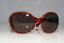 PRADA Womens Oversized Designer Sunglasses Burgundy Round SPR 08N BIC-6X1 17776