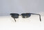 DOLCE & GABBANA Mens Vintage Designer Sunglasses Black Wrap D&G 2081 715 18574