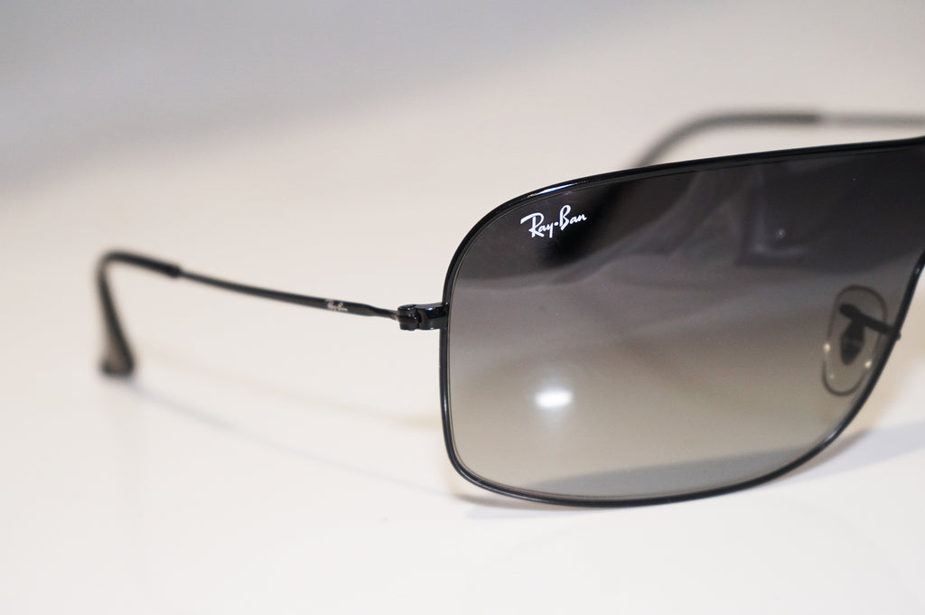 RAY-BAN Mens Designer Sunglasses Black Shield RB 3341 002/8G 16569