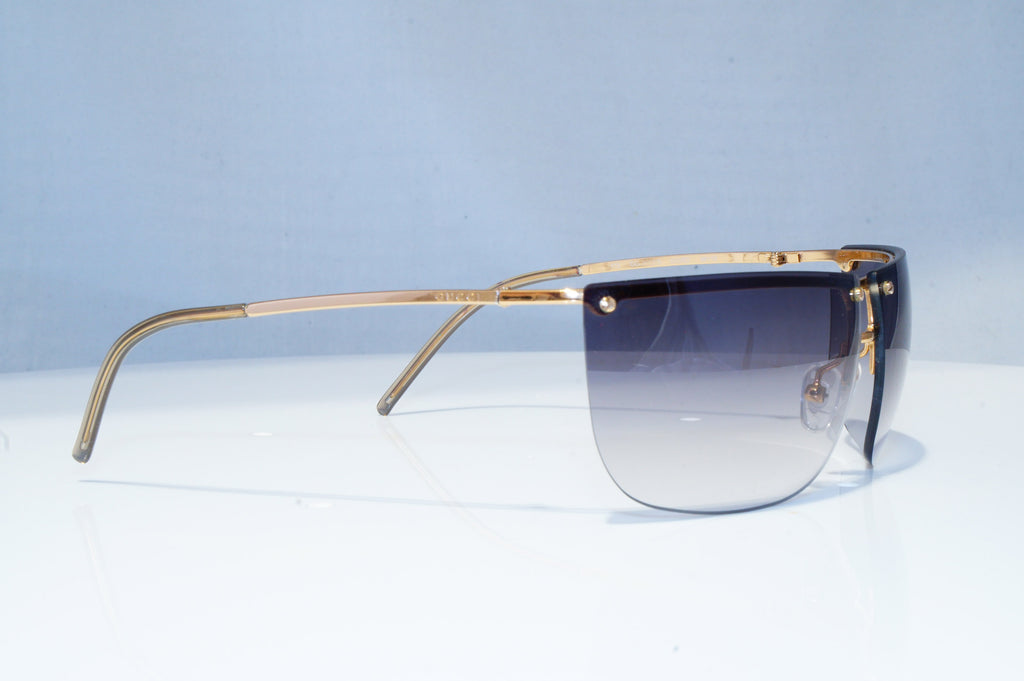 GUCCI Mens Vintage 1990 Designer Sunglasses Gold Wrap GG 2652 000BD 18857