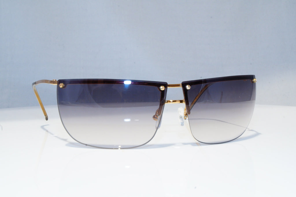 GUCCI Mens Vintage 1990 Designer Sunglasses Gold Wrap GG 2652 000BD 18857