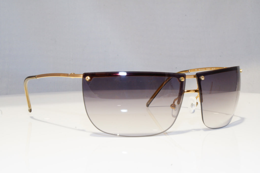 GUCCI Mens Vintage 1990 Designer Sunglasses Gold Wrap GG 2652 000BD 18857