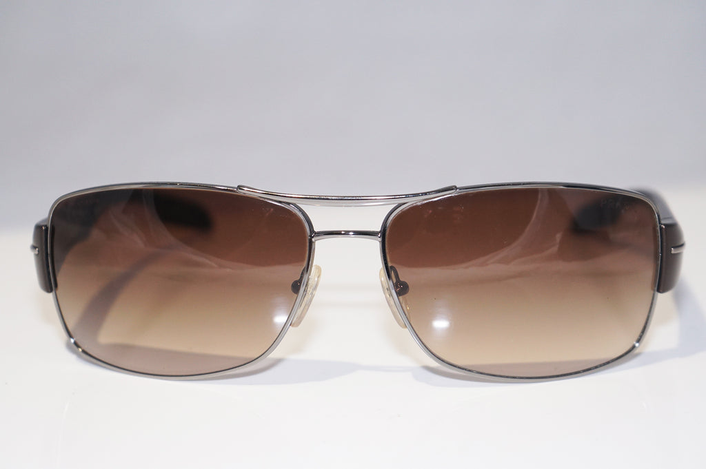 PRADA Mens Designer Sunglasses Brown Wrap SPS 53N 5AV-6S1 15135