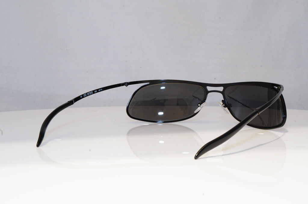 GUCCI Mens Vintage 1990 Designer Sunglasses Black Wrap GG 1672 006 18850