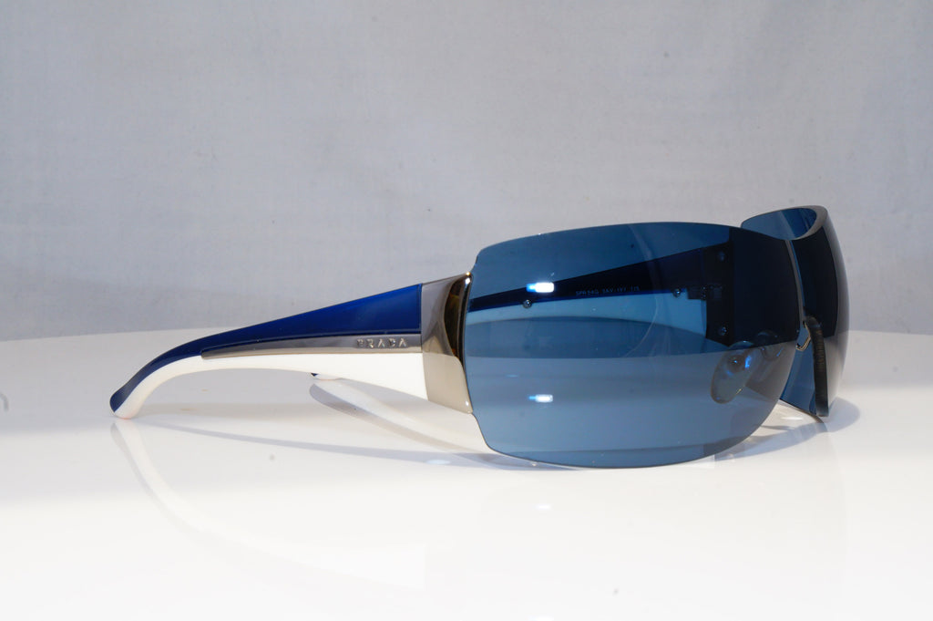 PRADA Mens Unisex Designer Sunglasses Blue Shield SPR 54G 5AV-1V1 18810