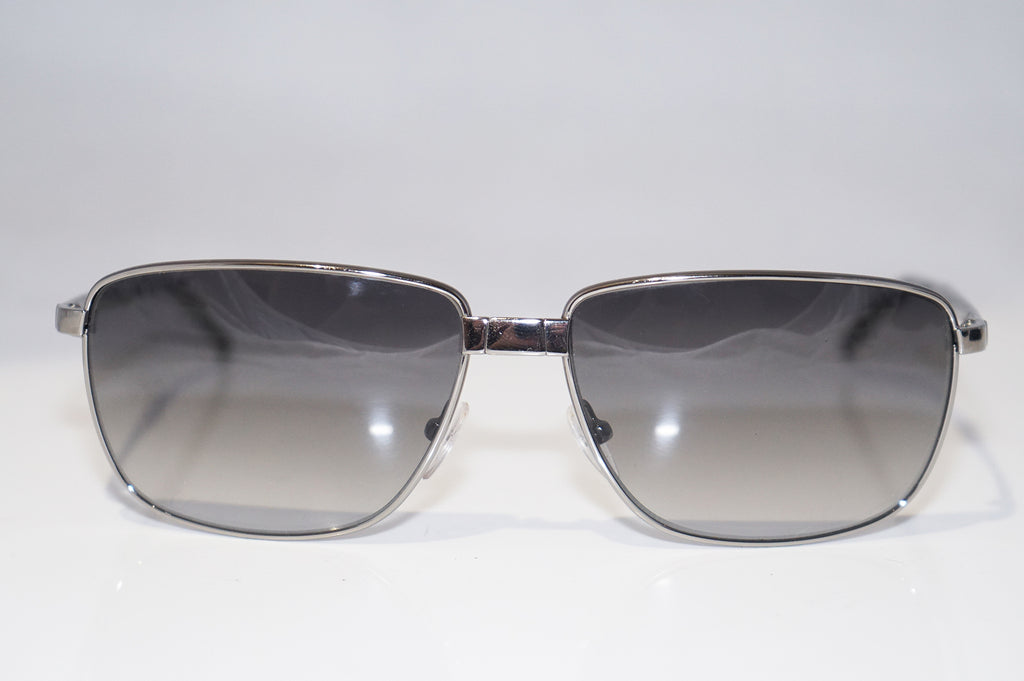 GUCCI 1990 Vintage Mens Designer Sunglasses Silver Folding GG 1689 6LB 15692