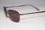 GUCCI 1990 Vintage Mens Designer Sunglasses Brown Rectangle GG 1618 9ZB 15685