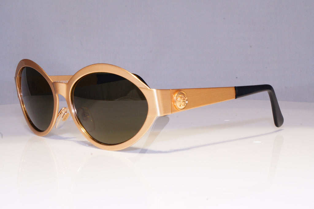 GIANNI VERSACE Vintage 1990 Designer Sunglasses Gold S97 13M 20003 NOS