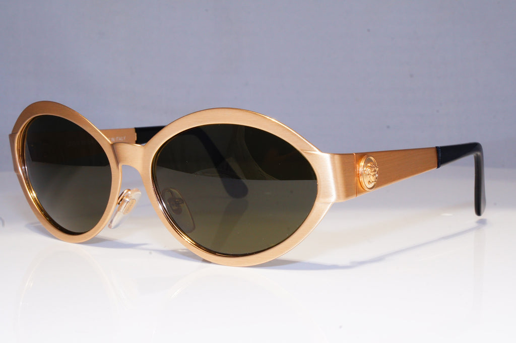 GIANNI VERSACE Vintage 1990 Designer Sunglasses Gold S97 13M 20003 NOS