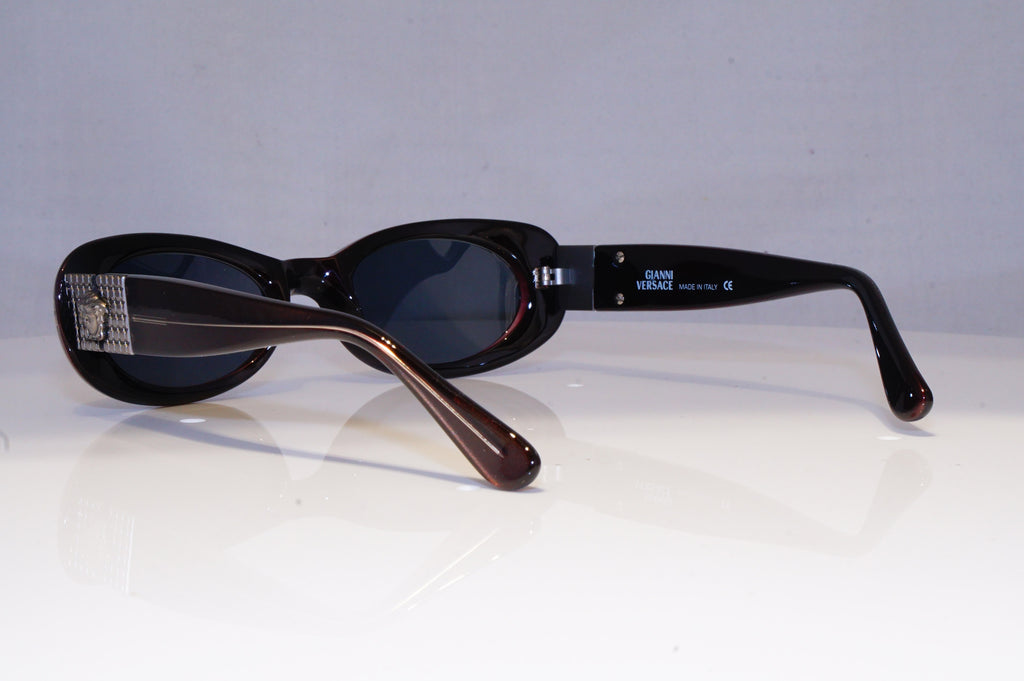 GIANNI VERSACE Mens Vintage 1990 Designer Sunglasses Brown 248/M 348 19447 NOS