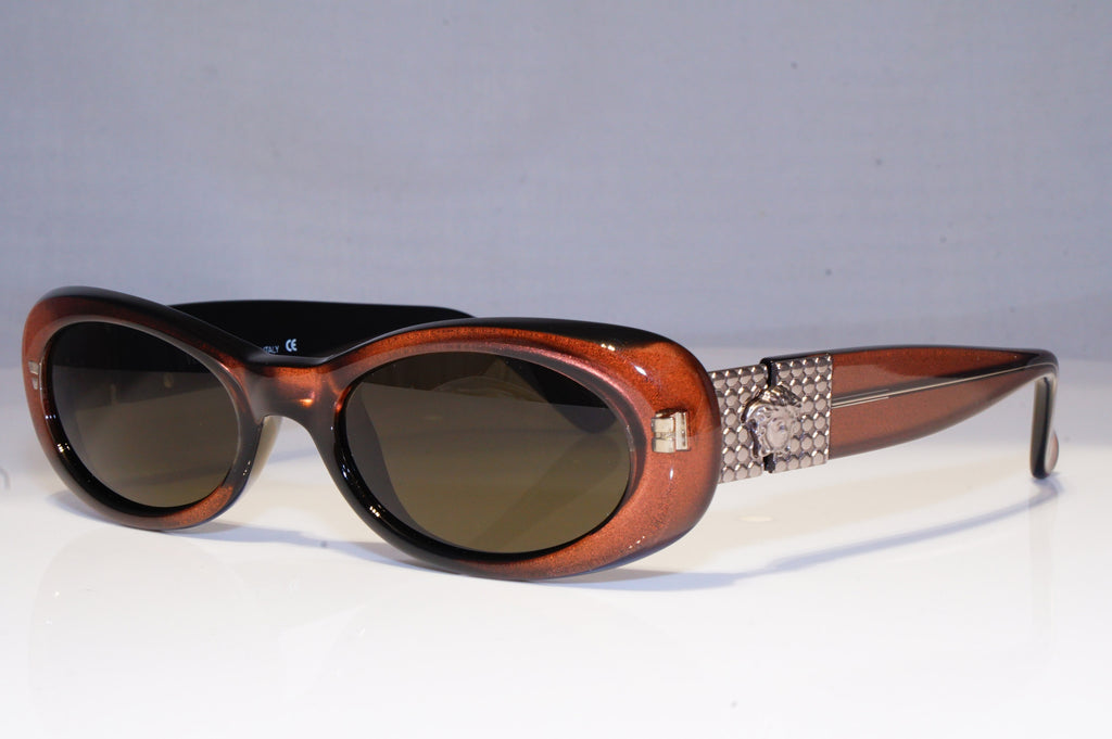 GIANNI VERSACE Mens Vintage 1990 Designer Sunglasses Brown 248/M 349 19446 NOS