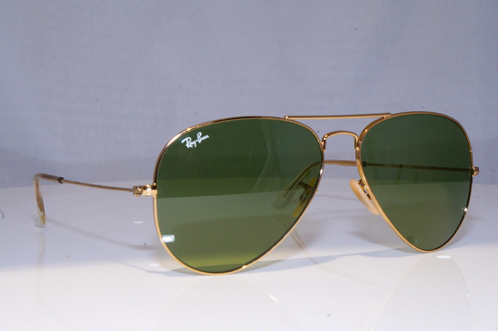 RAY-BAN Mens Designer Sunglasses Gold Aviator RB 3025 001/14 18406
