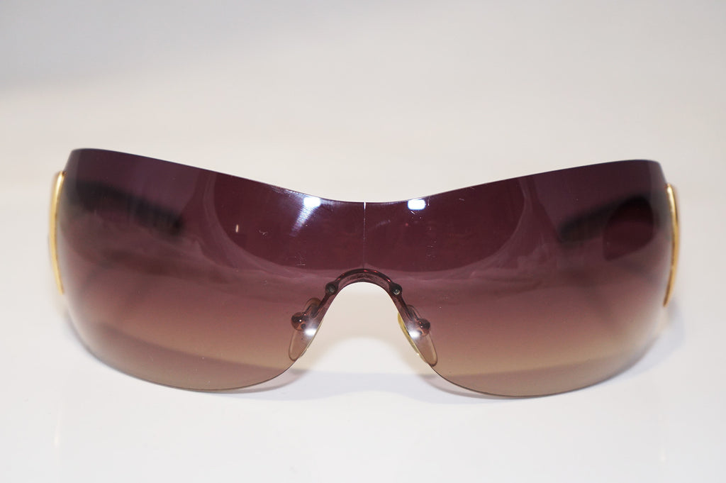 PRADA Mens Womens Designer Sunglasses Brown Shield SPR 54G 5AK-2Z1 16856