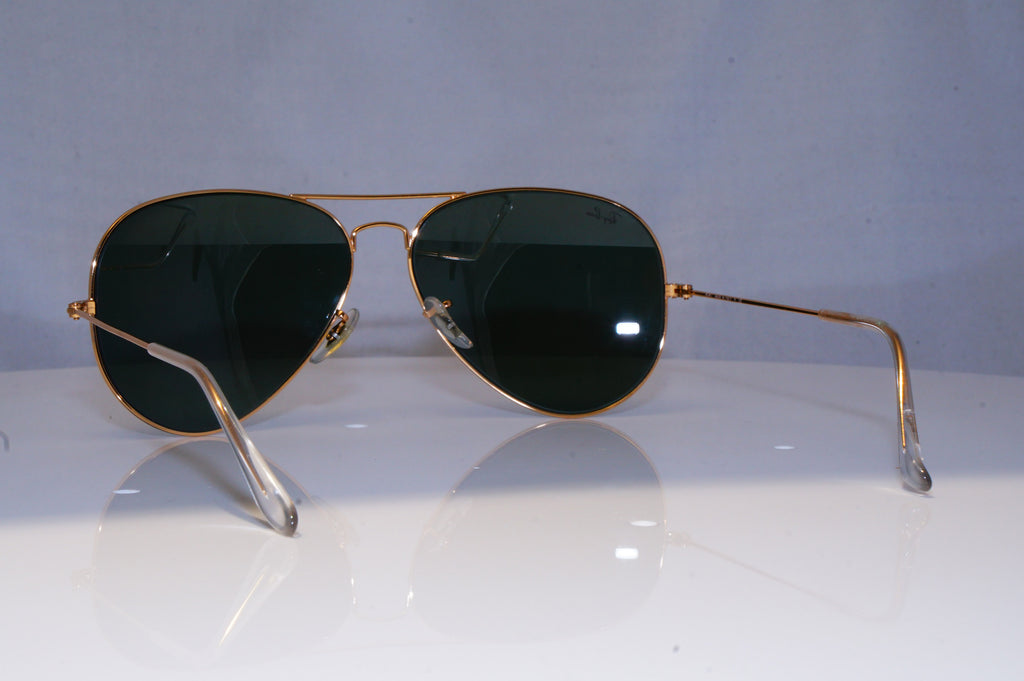 RAY-BAN Mens Designer Sunglasses Gold Aviator 62mm RB 3026 L2846 18397