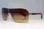 PRADA Mens Designer Sunglasses Brown Shield SPS 54L 5AV-6S1 20958