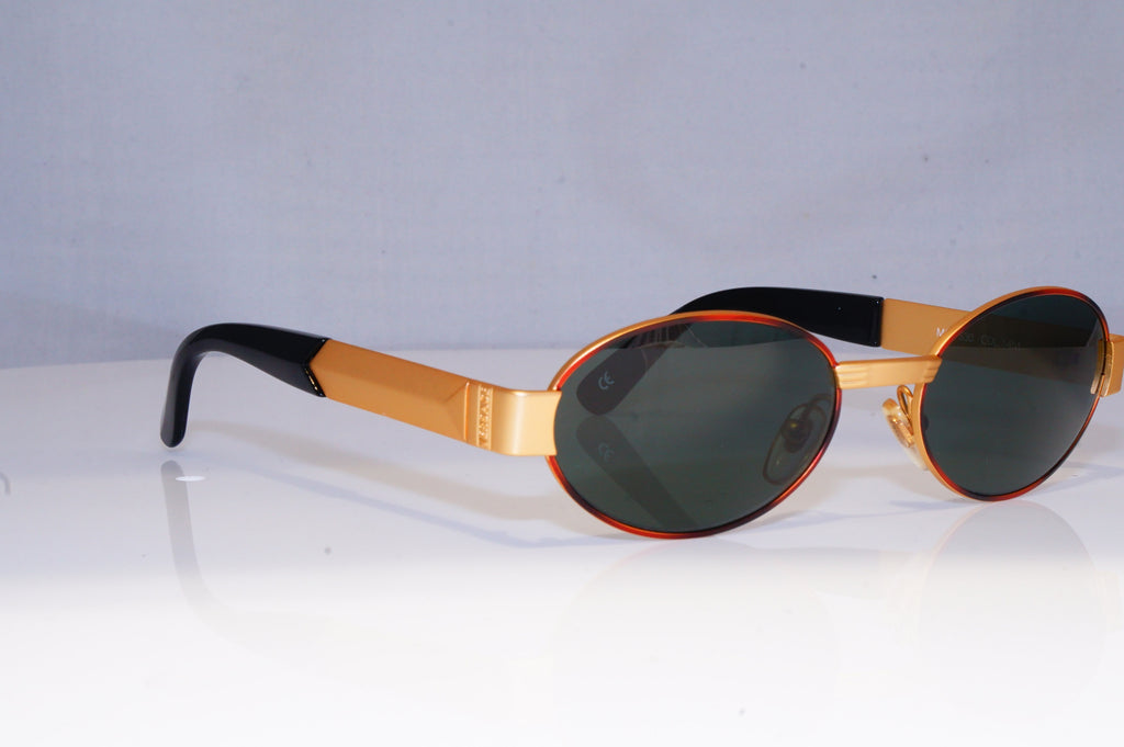 GIANNI VERSACE Mens Vintage 1990 Designer Sunglasses Gold S30 14M 20020 NOS