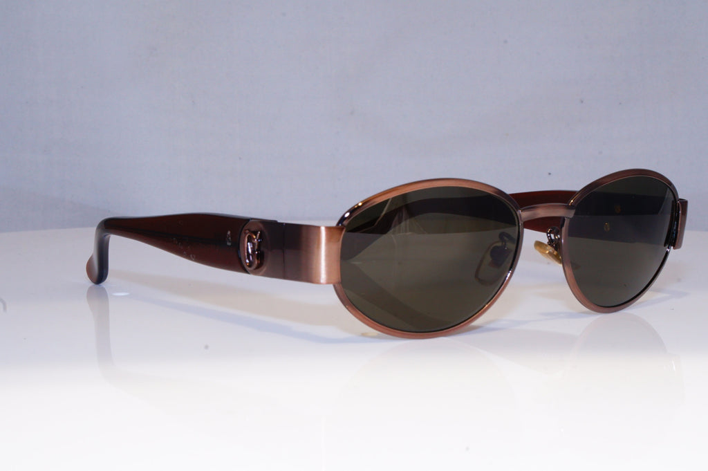 GIANNI VERSACE Mens Vintage 1990 Designer Sunglasses Brown X11 53M 20025 NOS