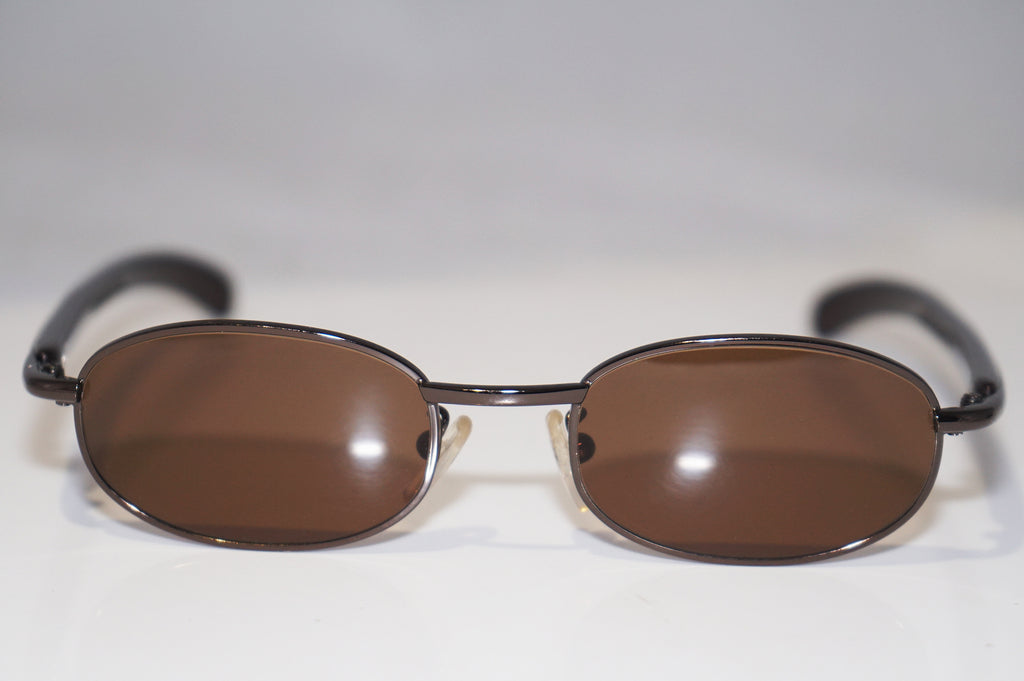 DOLCE & GABBANA Vintage Mens Designer Sunglasses Brown Oval D&G 2020 898 14876