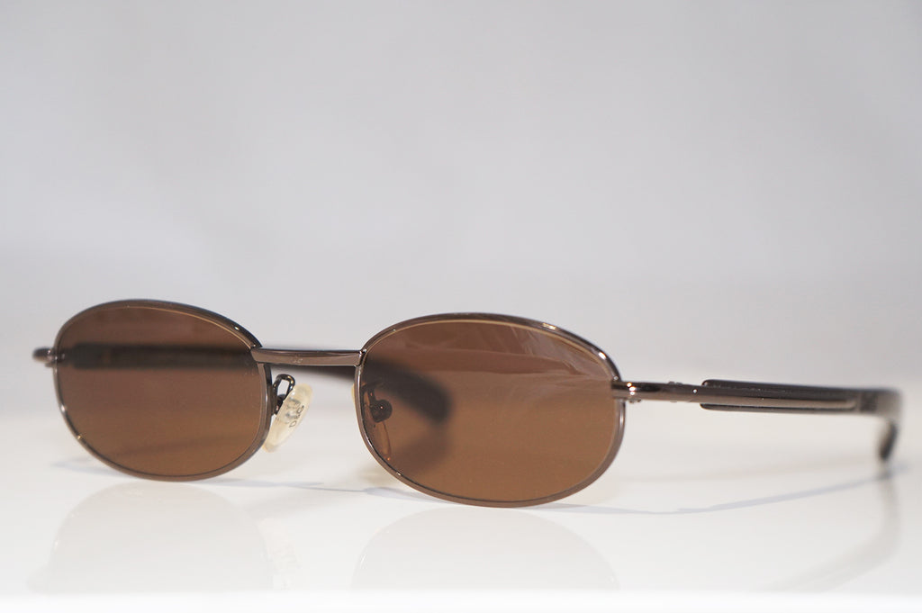 DOLCE & GABBANA Vintage Mens Designer Sunglasses Brown Oval D&G 2020 898 14876