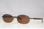 DOLCE & GABBANA Vintage Mens Designer Sunglasses Brown Oval D&G 2020 898 14876