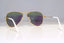 RAY-BAN Boys Girls Mirror Designer Sunglasses Green Aviator RJ 9506 249/3R 17677