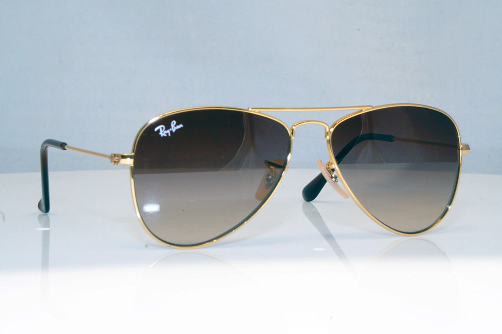 RAY-BAN Boys Girls Designer Sunglasses Gold Aviator RJ 9506 223/13 17711