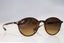 RAY-BAN Immaculate Mens Designer Sunglasses Brown Round RB 4237 710/85 16835