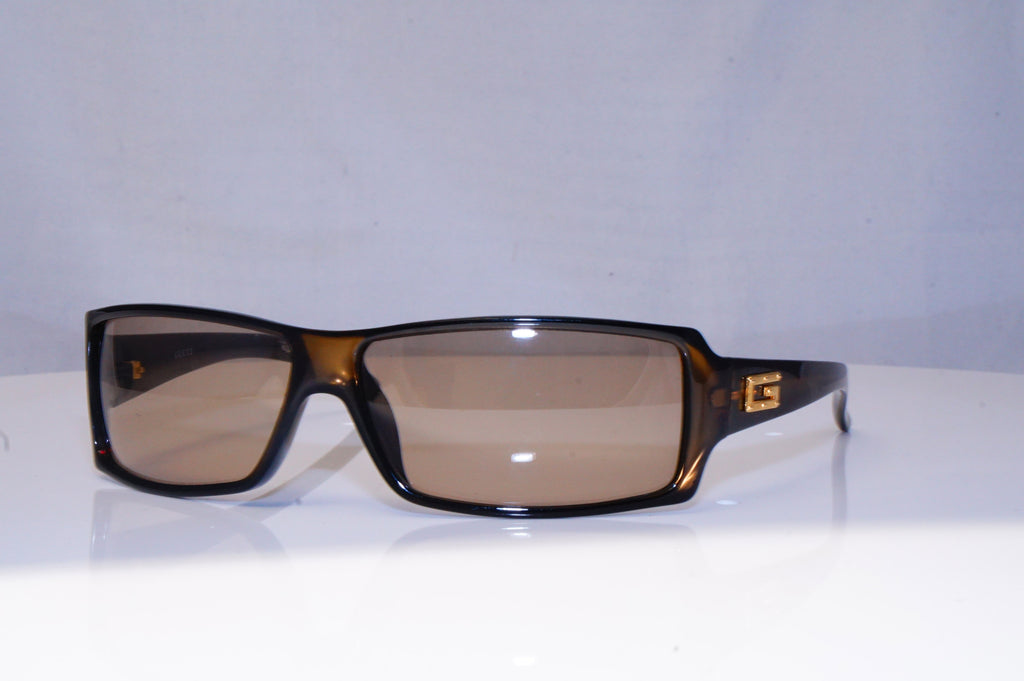 GUCCI Mens Vintage 1990 Designer Sunglasses Brown Rectangle GG 2515 9D1 19026