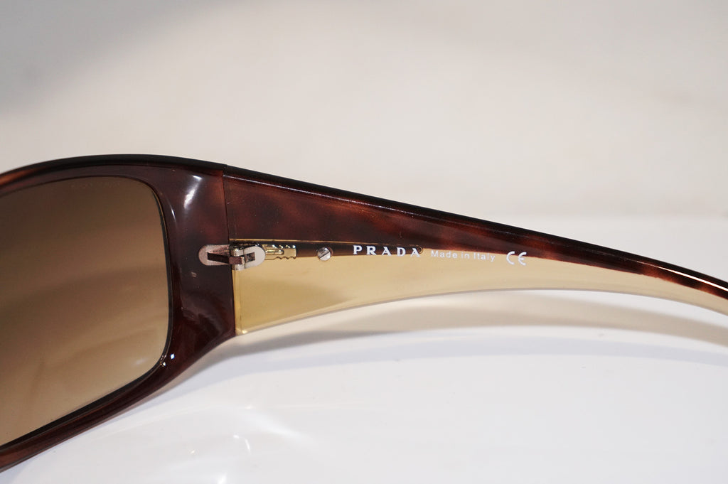 PRADA Mens Unisex Designer Sunglasses Brown Wrap SPR 20H 2AU-6S1 16735