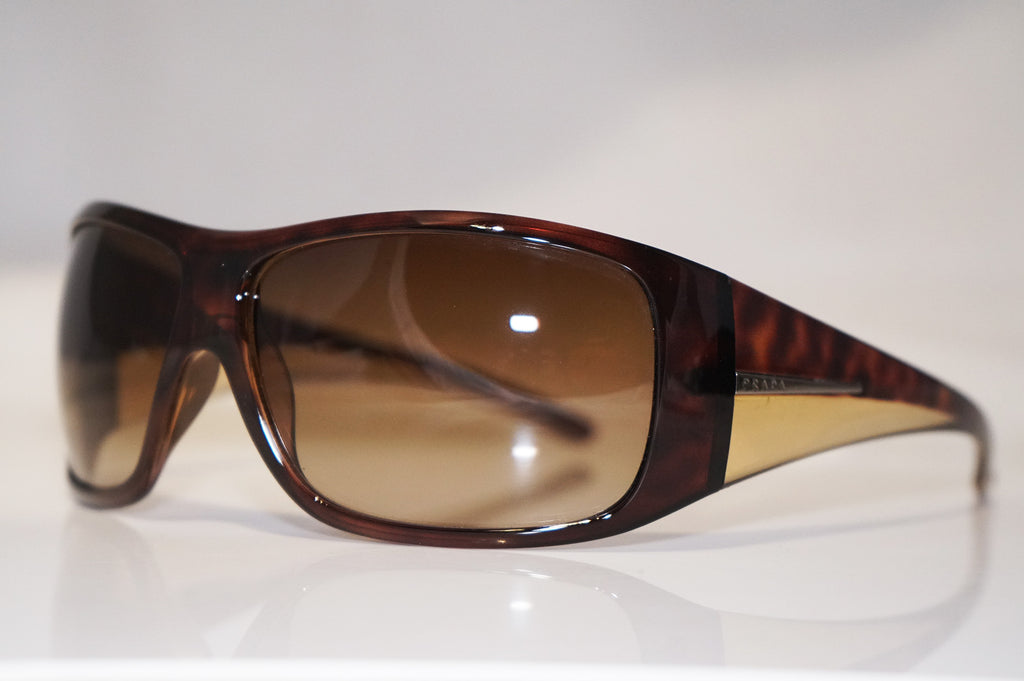 PRADA Mens Unisex Designer Sunglasses Brown Wrap SPR 20H 2AU-6S1 16735