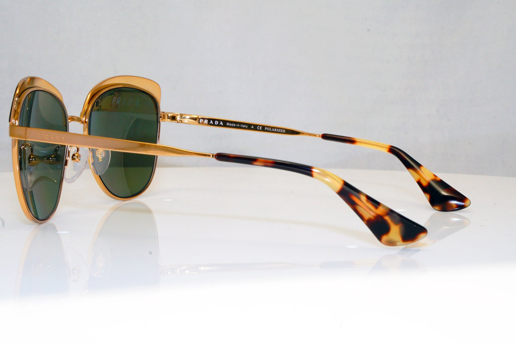 PRADA Womens Designer Sunglasses Gold Butterfly SPR 51T LAX-5X1 17708