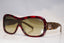 GIVENCHY Womens Designer Sunglasses Brown Shield SGV 858 COL 09Z6 16359