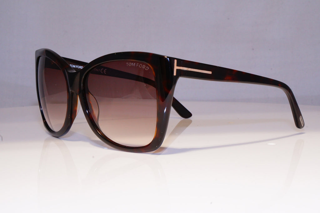 TOM FORD Womens Designer Sunglasses Brown Butterfly Carli TF 295 52F 19768