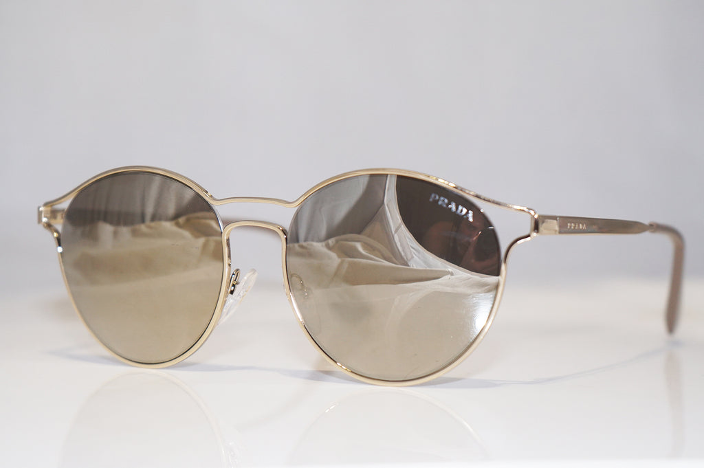 PRADA Womens Designer Mirror Sunglasses Gold Cinema SPR 62S ZVN-1C0 15274