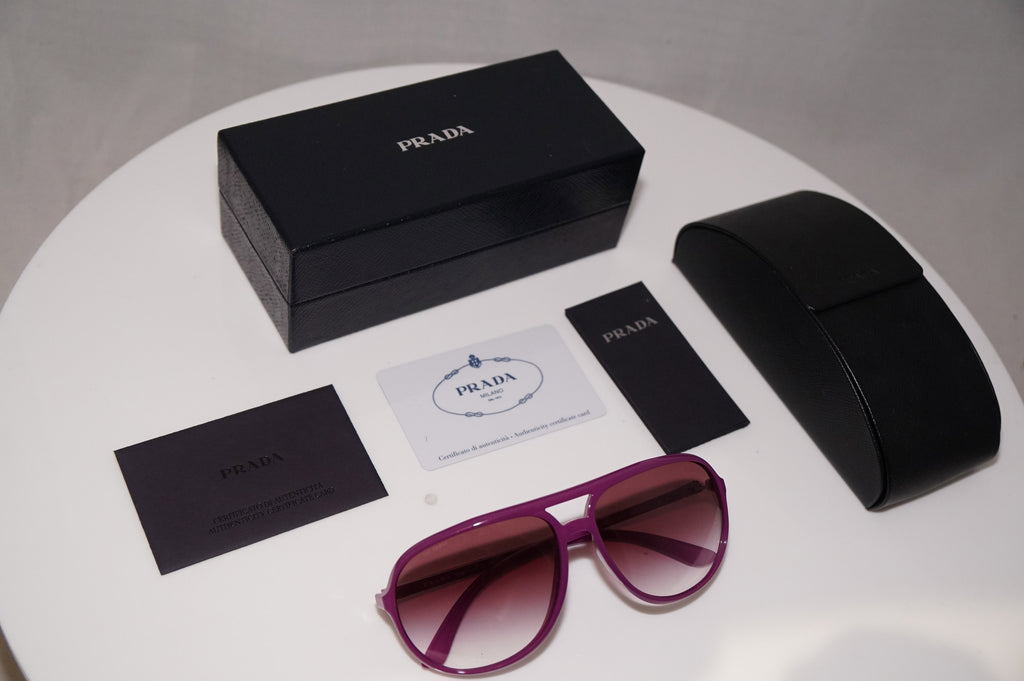 PRADA Mens Womens Boxed Designer Sunglasses Violet Pilot SPR 09M GEV-4V1 19000