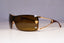 VERSACE Womens Designer Sunglasses Gold Shield OUTSIDE 2048 1002/73 19754