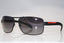 PRADA Mens Designer Sunglasses Black Wrap SPS 53N 1BO-5Z1 15251