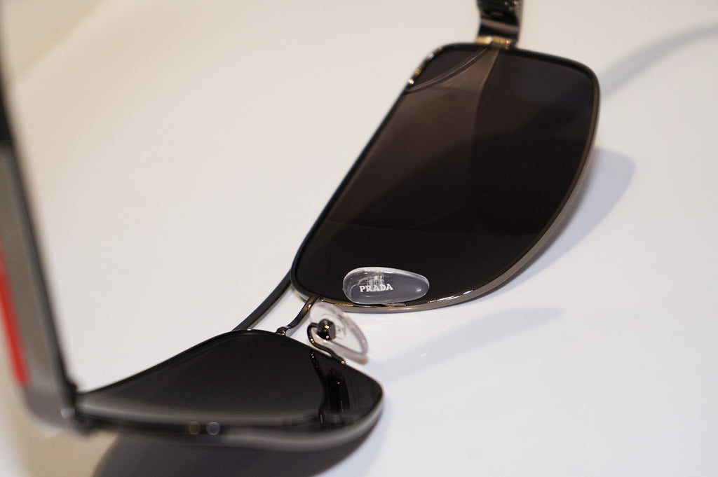 PRADA Mens Designer Sunglasses Black Wrap SPS 54I 5AV-5Z1 15199