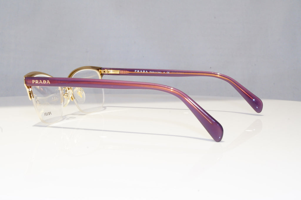 PRADA Womens Designer Glasses Gold Rectangle Optical VPR 60P ZVN-101 18198