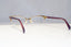 PRADA Womens Designer Glasses Gold Rectangle Optical VPR 60P ZVN-101 18198