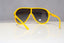 RAY-BAN Mens Designer Sunglasses Yellow Shield RB 4077 748/8G 18740