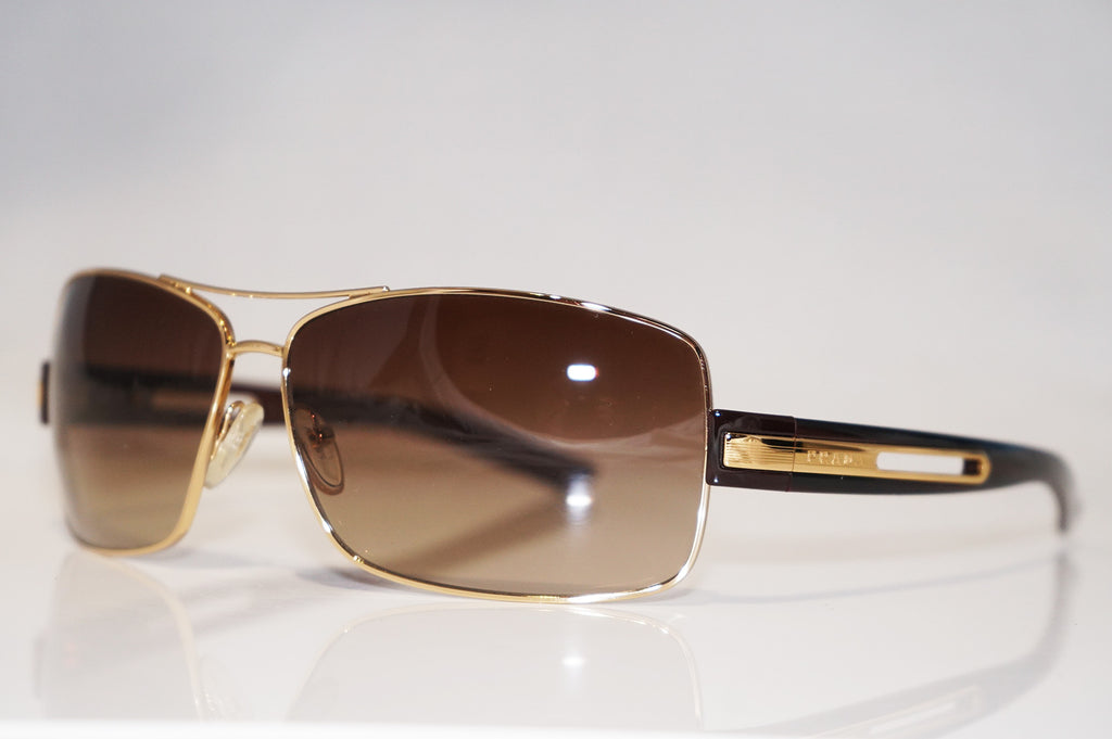 PRADA Mens Designer Sunglasses Brown Wrap SPR 54I 5AK-6S1 16978