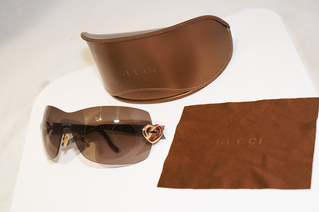 GUCCI Womens Designer Sunglasses Grey Shield GG 4200 WNJS9 16922