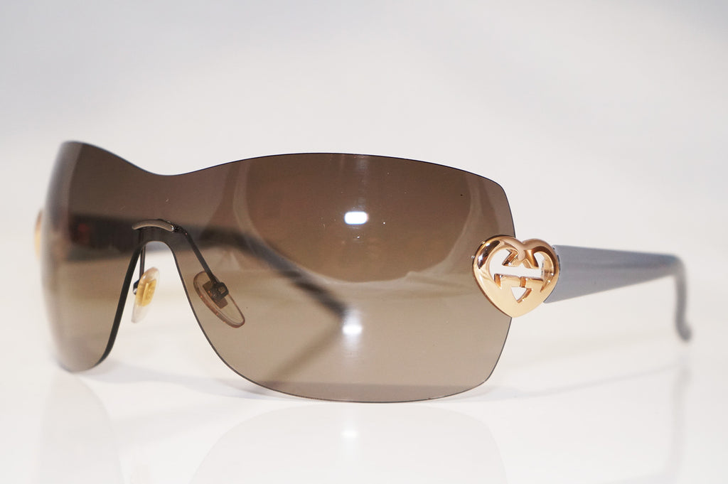 GUCCI Womens Designer Sunglasses Grey Shield GG 4200 WNJS9 16922