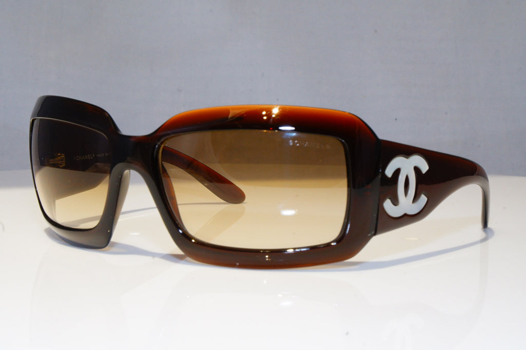 CHANEL Womens Designer Sunglasses Brown MOTHER OF PEARL 5076-H 538/13 18741