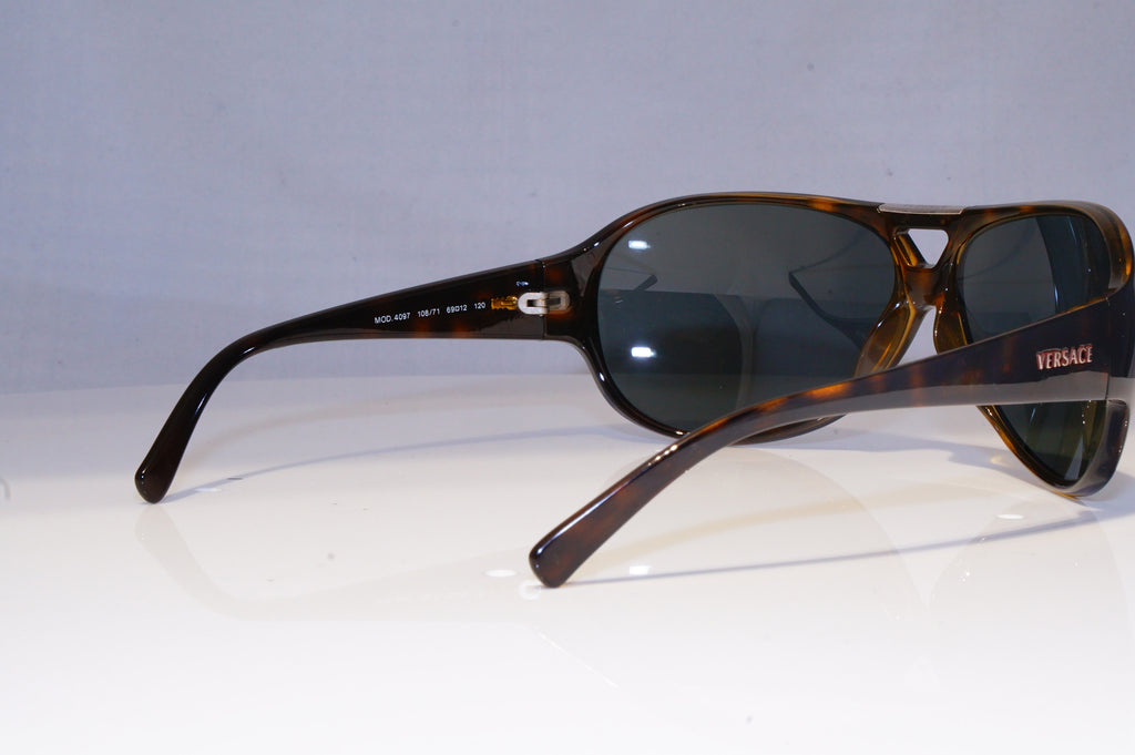 VERSACE Mens Womens Boxed Designer Sunglasses Brown Pilot 4097 108/71 19725